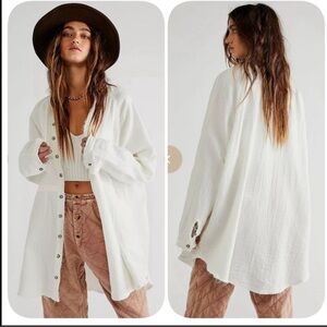 Free People Summer Daydream Button Up